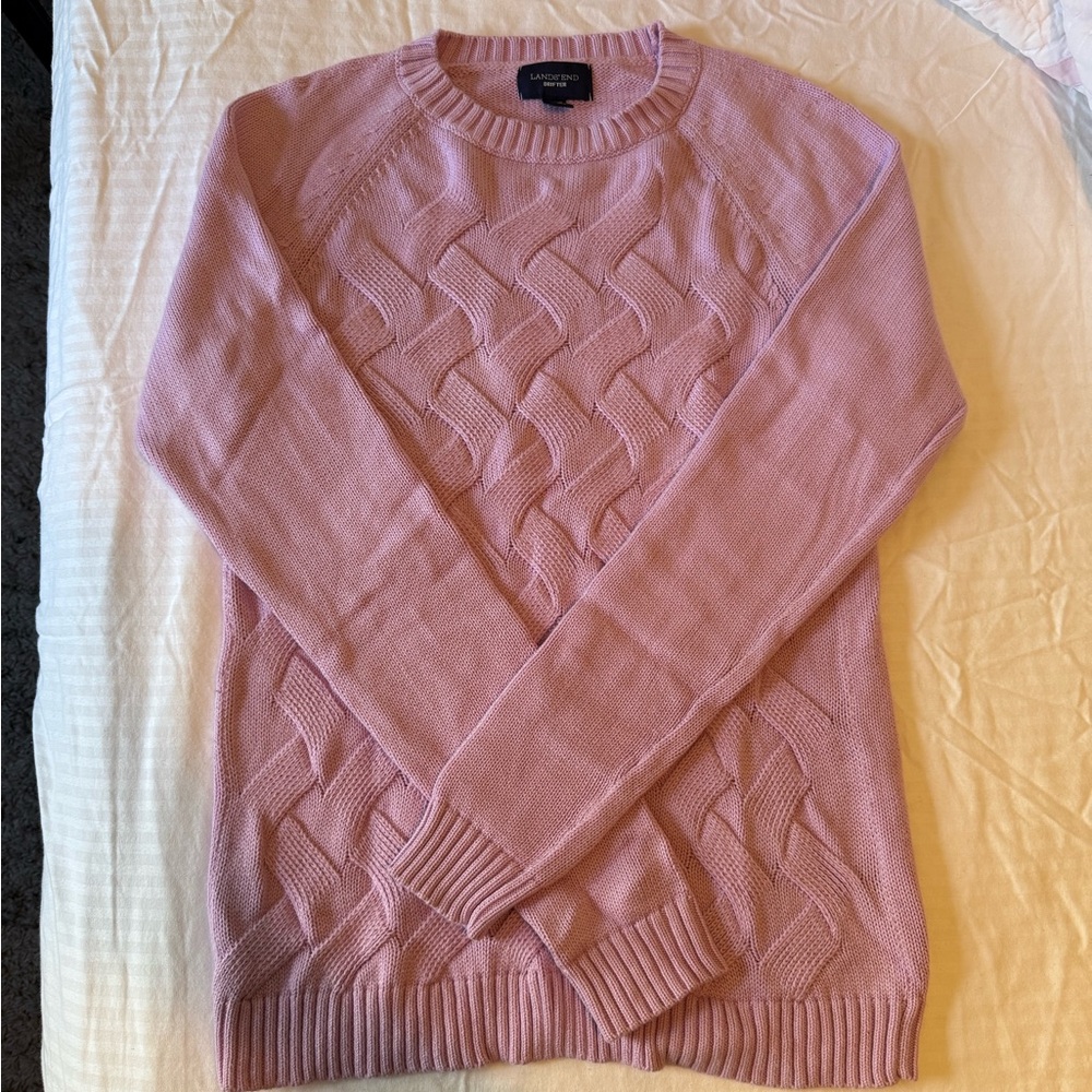 Pink Cable Knit Sweater M/T